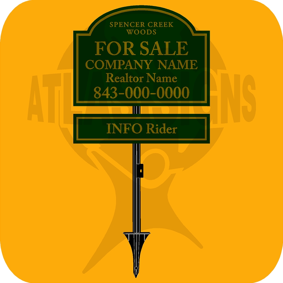 Spencer Creek Woods- For Sale Sign & Rider