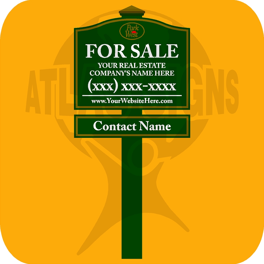 Park West- FOR SALE/RENT Sign & Rider