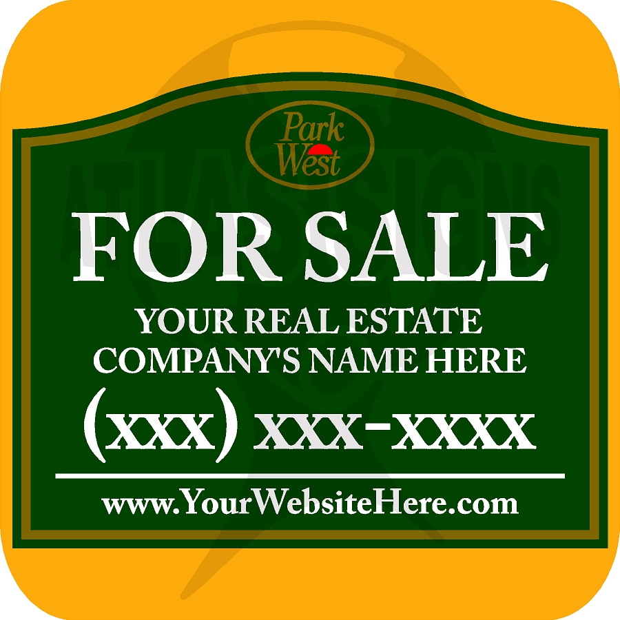 Park West- FOR SALE/RENT Sign Face Only