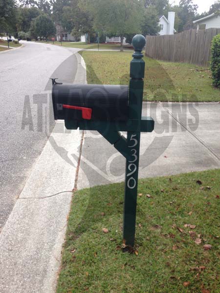 Indigo Fields- Mailbox and Post