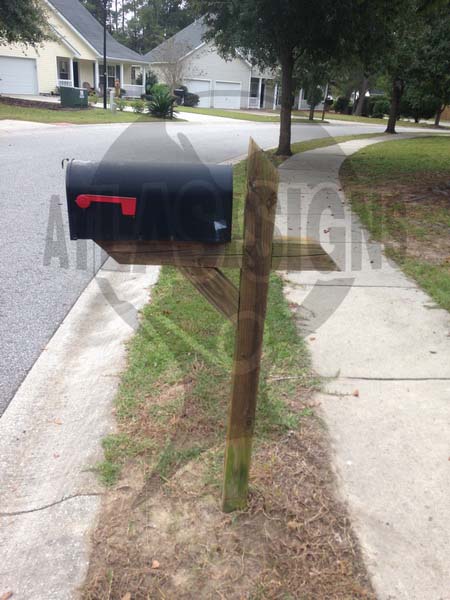 Indigo Terrace- Mailbox and Post