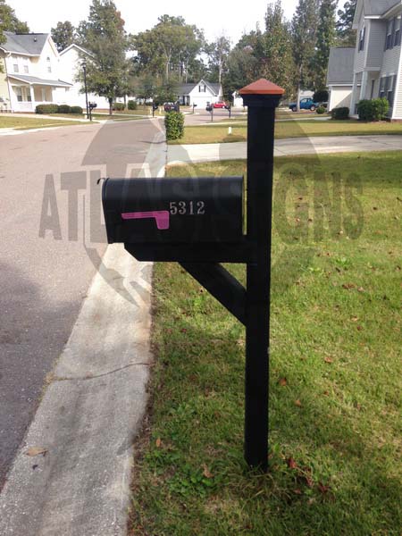 Marshside- Mailbox and Post