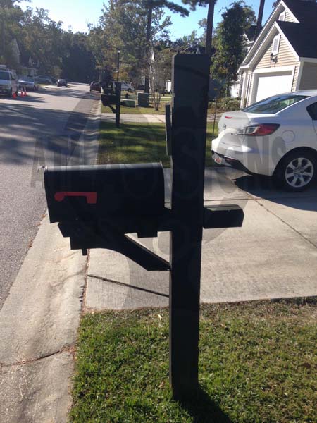 Red Oak- Mailbox and Post