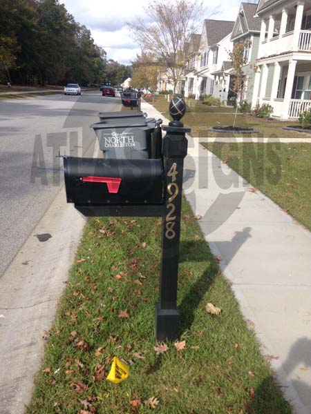 Westcott Commons- Mailbox and Post