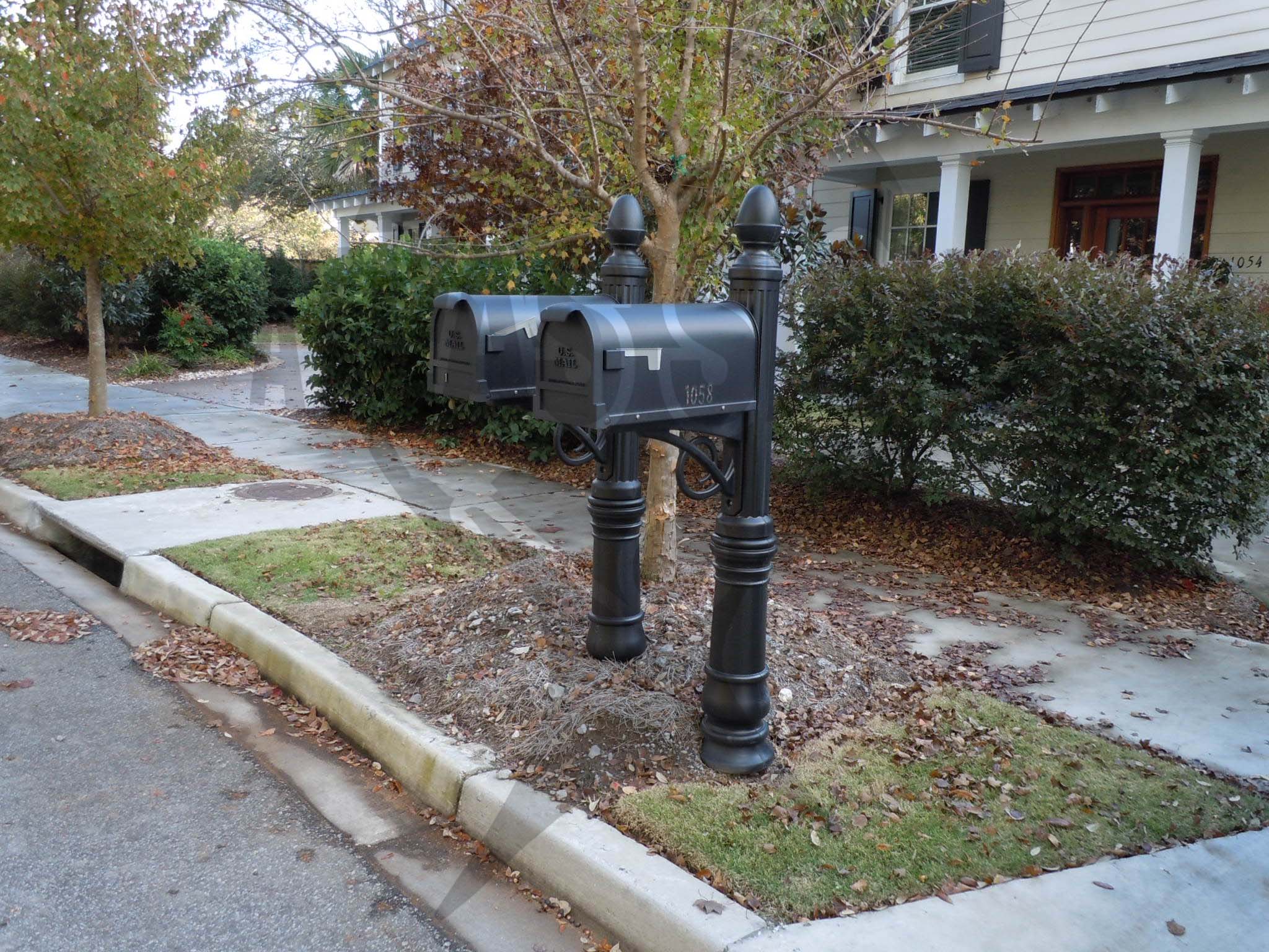 Phillips Park- Mailbox and Post