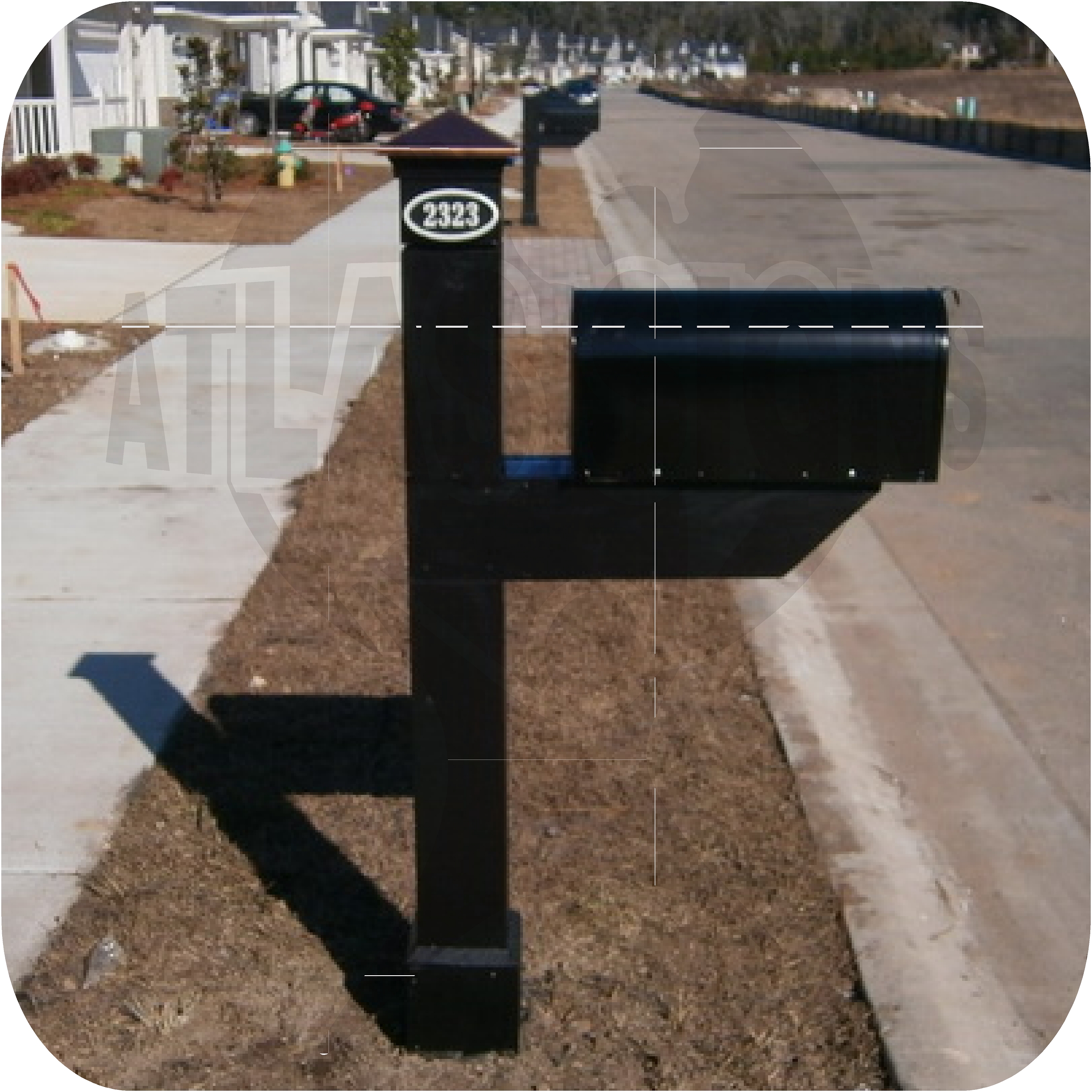 Emmens Preserve- Mailbox and Post