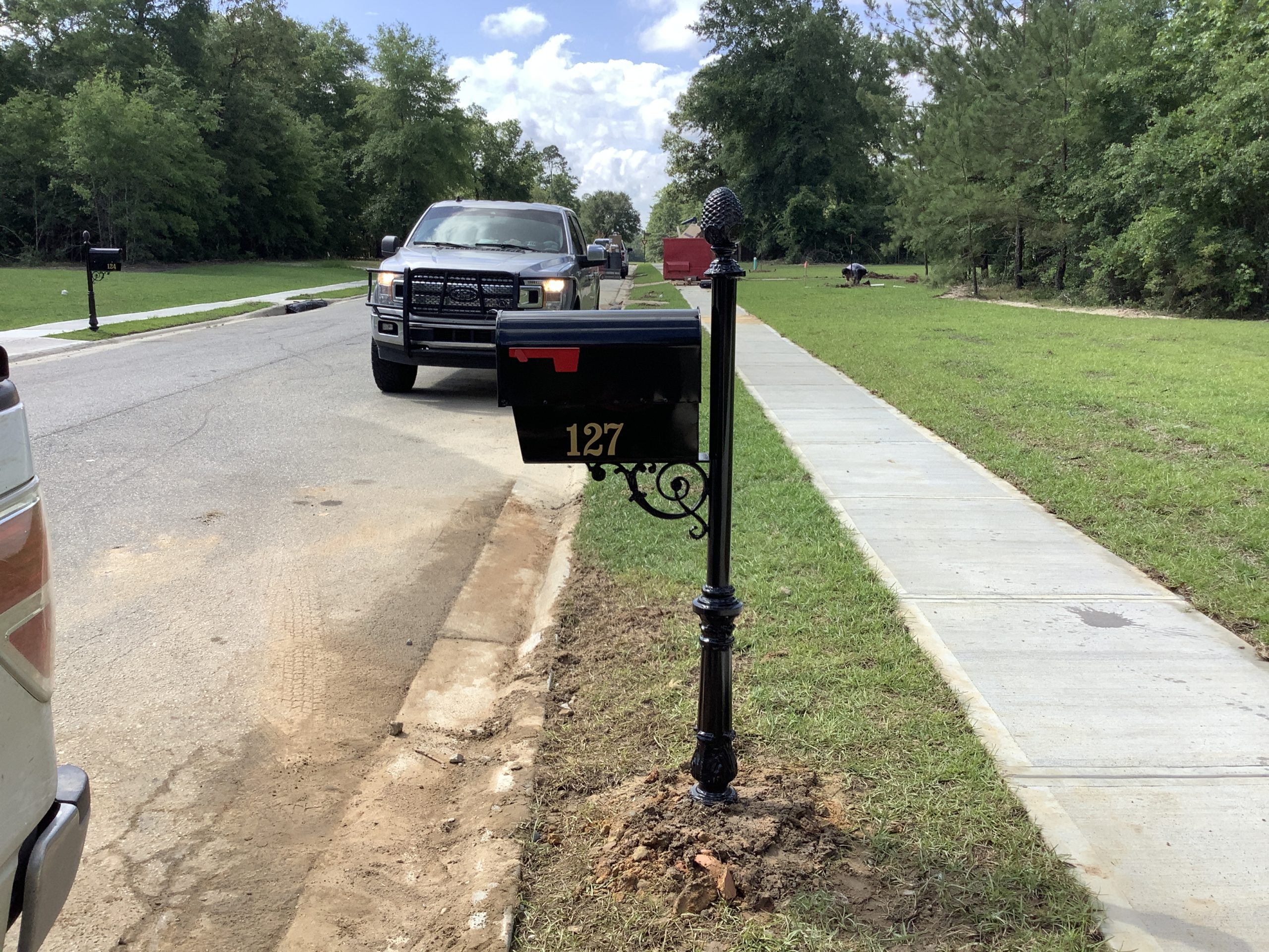 Ramsey Landing Mailbox and Post