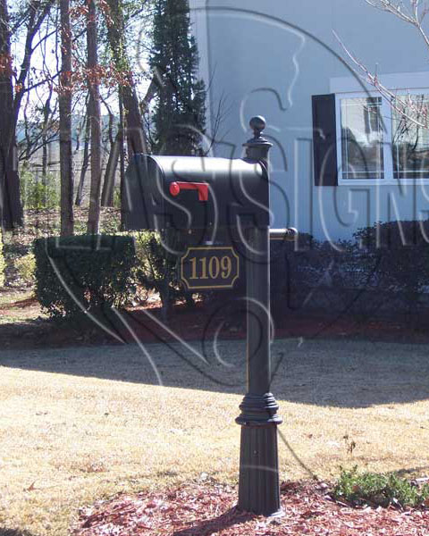 Tanner Hall- Mailbox and Post
