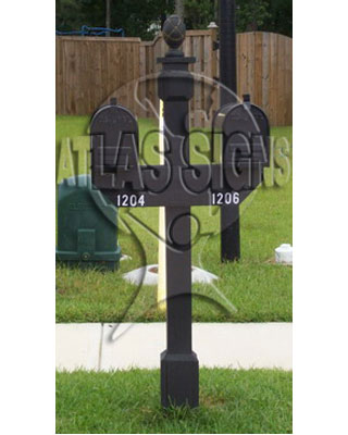 The Gardens- 2 Mailboxes and Post
