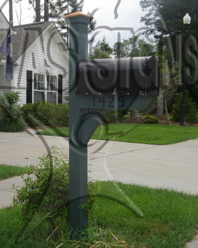 Wellesley Place- Mailbox and Post