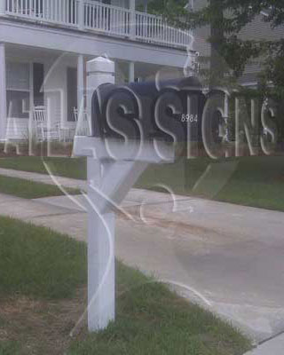 Planters View- Mailbox and Post