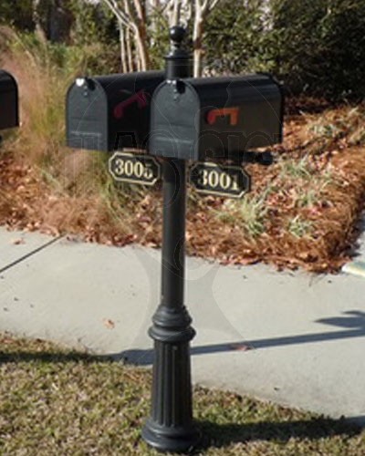 Waverly- 2 Mailboxes and Post
