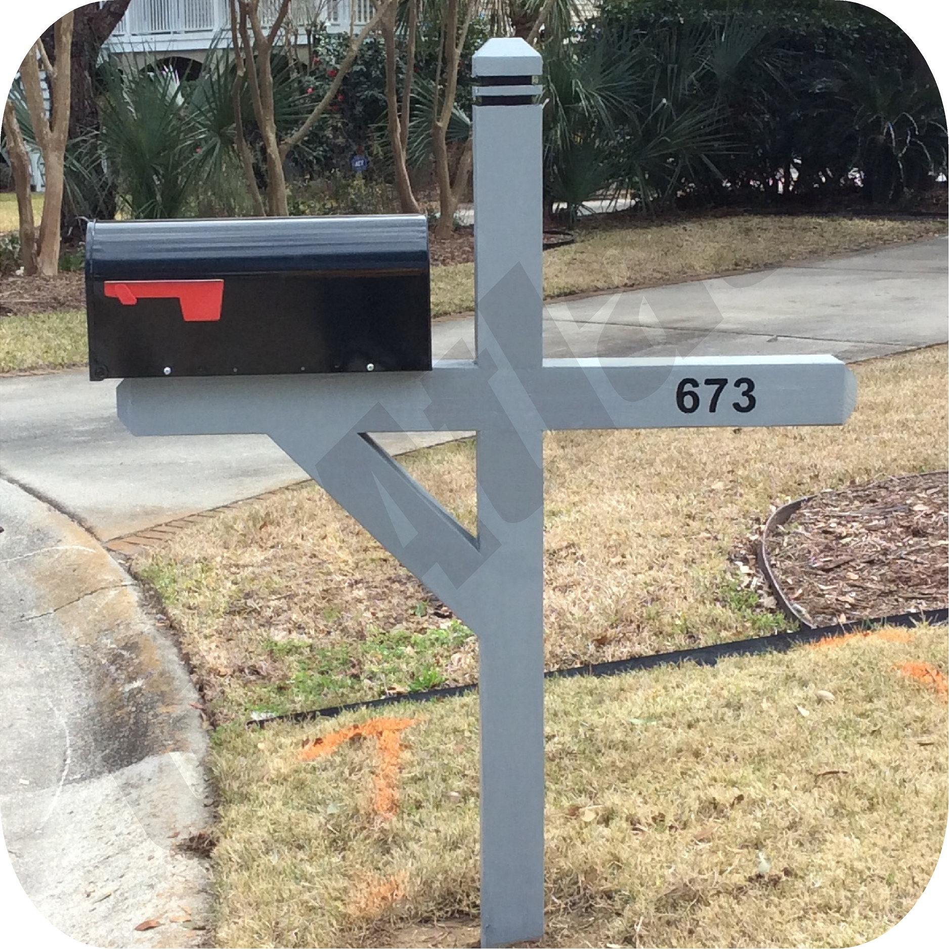 Hidden Cove- Mailbox and Post