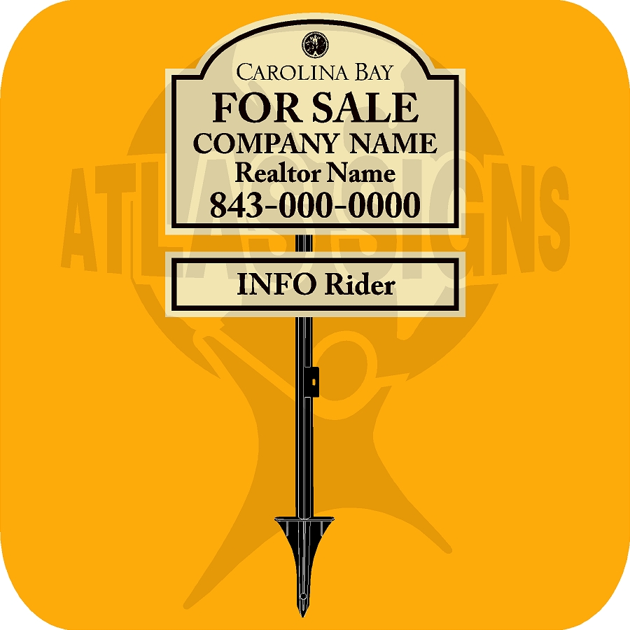 Carolina Bay- FOR SALE Sign & Rider