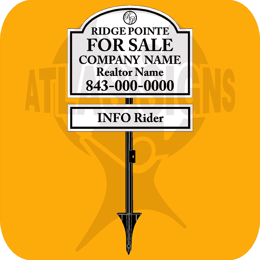 Ridge Pointe-  FOR SALE Sign and Rider